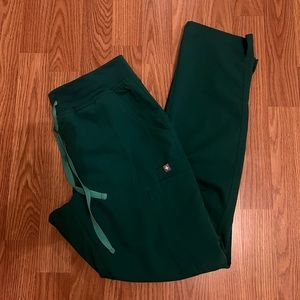 Hunter green S Figs - Yola skinny scrub pants